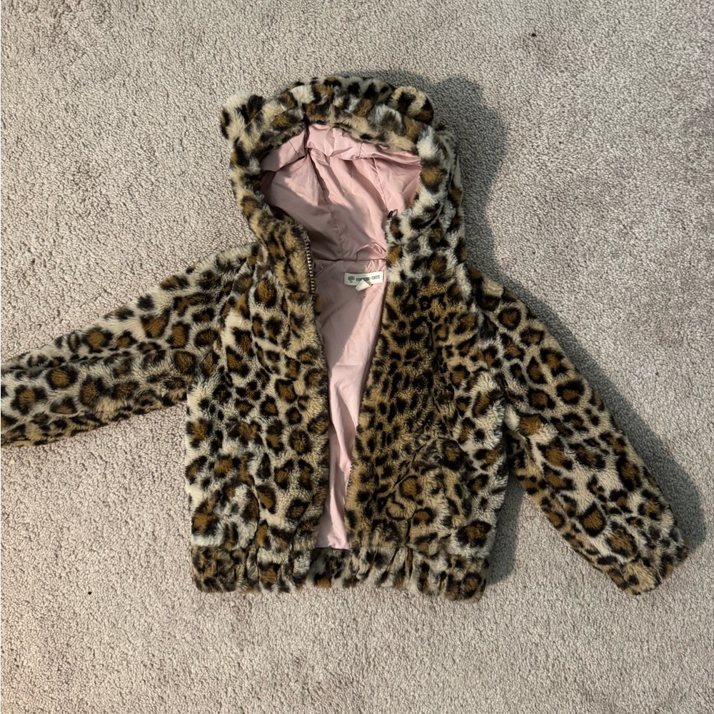Leopard Print Kids Jacket